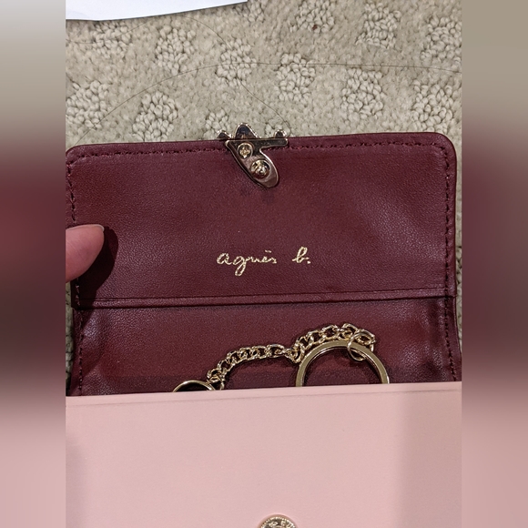 Agnes B pink card case / key pouch - Picture 8 of 9